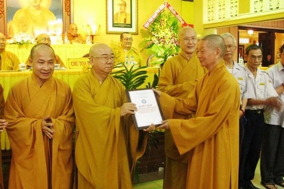 Bổ nhiệm 10 ban ngành Phật giáo TP.HCM